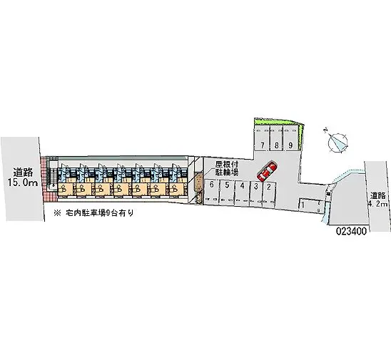 ★手数料０円★藤枝市藤枝　月極駐車場（LP）